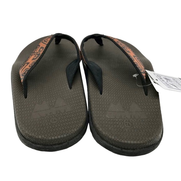 NWT Mens Hawaiian Flip Flop Sandals Mokulua by Island Slipper From Hawaii - Picture 3 of 10